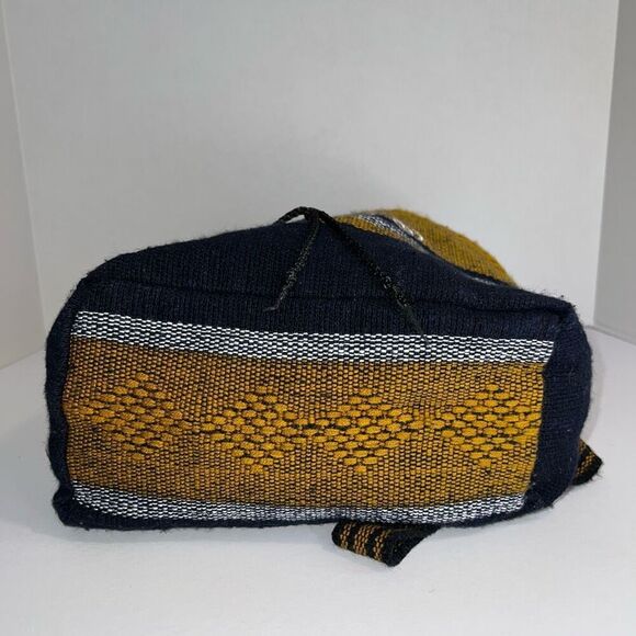 New Orleans Saints Multi-Color Woven Drawstring Backpack Tote Sack Football - Picture 8 of 9